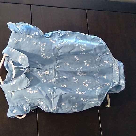 Oona baby 12-18 month girl beautiful summer romper with flutter sleeves - Picture 1 of 6